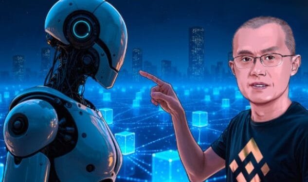 Ilustrasi mantan CEO Binance Changpeng Zhao (kanan).(Coinedition)