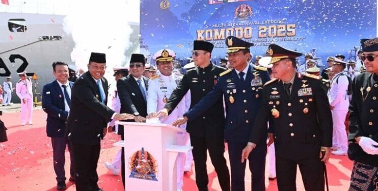 Kabaharkam Polri Hadiri Latihan Maritim Multilateral MNEK 2025 di Bali.(Humas Polri)