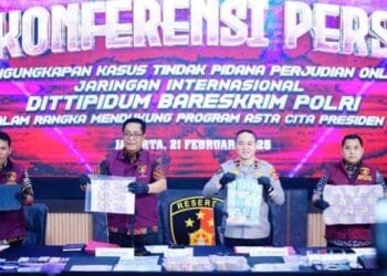 Bareskrim Polri Ungkap Jaringan Judi Online Internasional 1XBET, 9 Tersangka Ditangkap