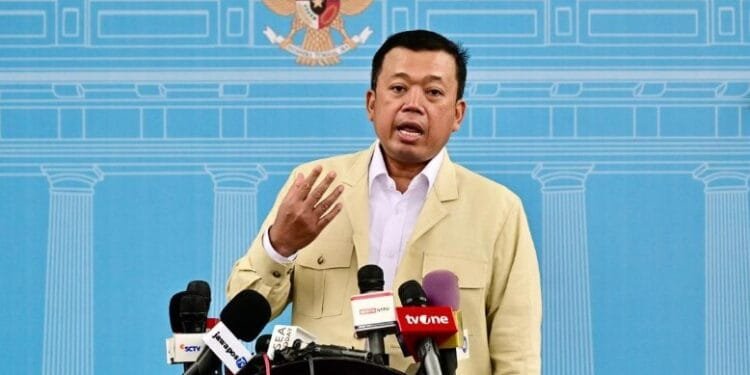 Menteri ATR Nusron Wahid.(Presidenri)