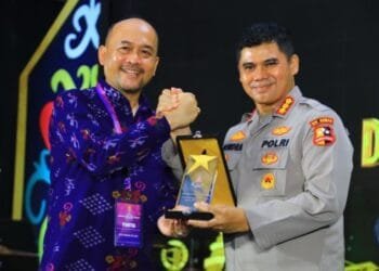 Digelar MA, Polri Sabet Gelar Booth Terfavorit di Pameran Kampung Hukum 2025