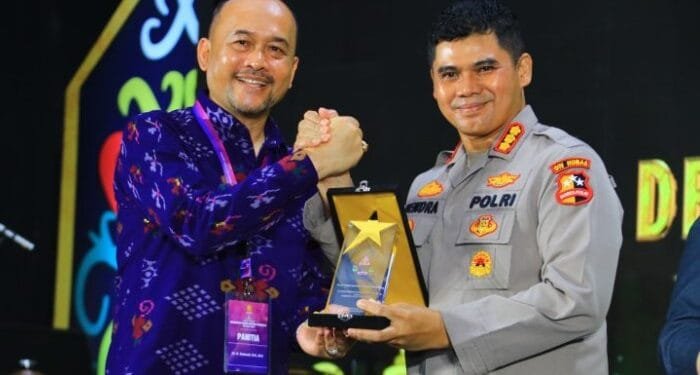 Polri sabet gelar Booth Terfavorit di Pameran Kampung Hukum 2025 yang digelar Mahkamah Agung.(Hums Polri)