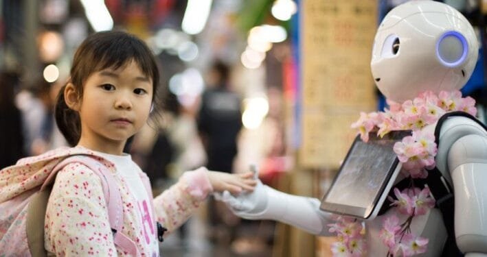 Ilustrasi Robot Cerdas China.(Gizmo)