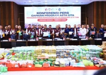 Bareskrim Polri Ungkap 6.881 Kasus Narkoba: 9.586 Tersangka Ditangkap, Barang Bukti 4,17 Ton Narkotika