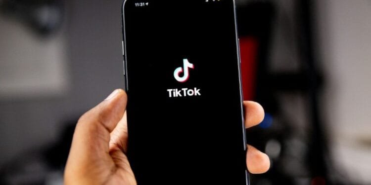 Ilustrasi TikTok di ponsel.(GSM)