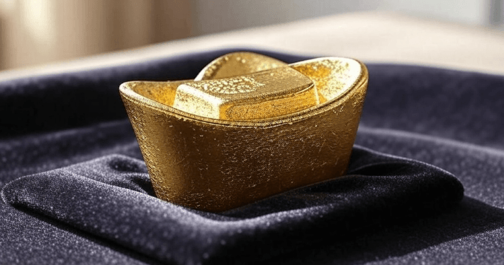 Ilustrasi emas.(grok)