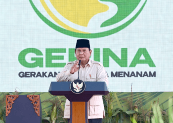 Tunjukkan Teknologi Pertanian Modern: Presiden Prabowo Tebar Benih Padi Pakai Drone
