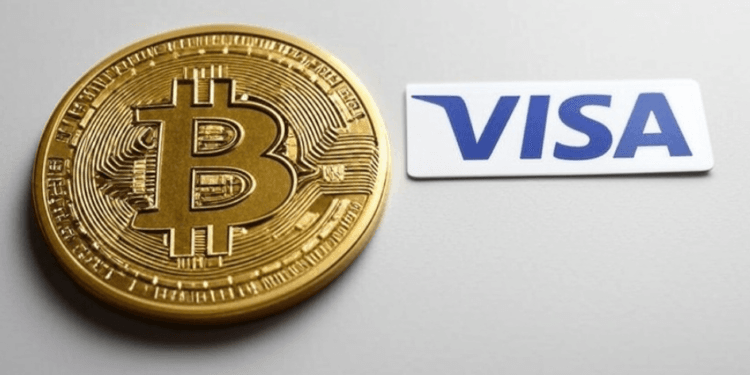 Ilustrasi kripto dan Visa.(grok)