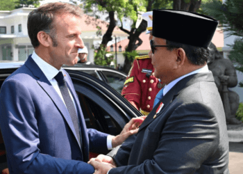 Macron Disambut Megah di Istana Merdeka, Prabowo Tegaskan Persahabatan Strategis Prancis-Indonesia