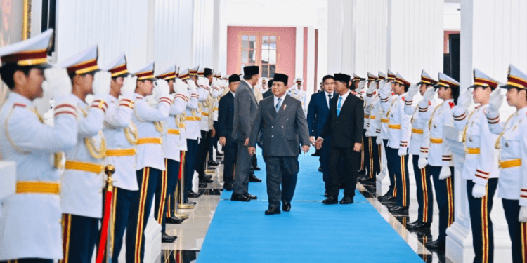 Presiden Prabowo Subianto meresmikan Kampus Bhinneka Tunggal Ika di Unhan, Bogor, Rabu (11/06/2025).(Presidenri)