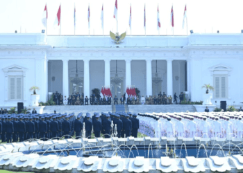 Prabowo Lantik 2.000 Perwira Muda TNI-Polri di Istana Merdeka dengan Penuh Khidmat
