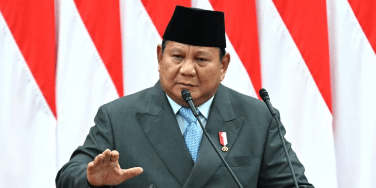 Presiden RI Prabowo Subianto.(Presidenri)