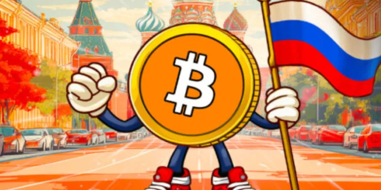 Ilustrasi Bitcoin di Rusia.(Coinedition)