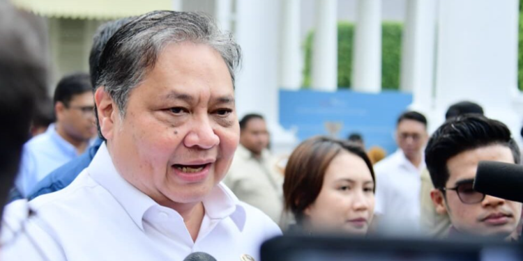 Menteri Koordinator Bidang Perekonomian Airlanga Hartarto.(Presidenri)