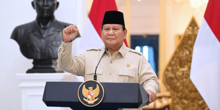 Presiden Prabowo Subianto menyampaikan ucapan selamat dan pesan penuh semangat kepada seluruh generasi muda Indonesia dalam rangka memperingati Hari Sumpah Pemuda ke-97 Tahun 2025, di Istana Merdeka, Jakarta, pada Selasa, 28 Oktober 2025.(Presidenri)