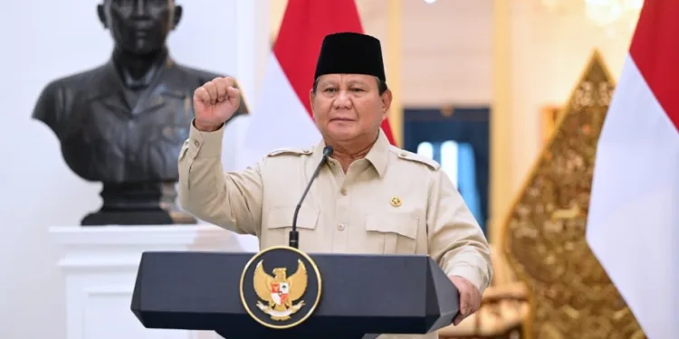 Presiden RI Prabowo Subianto.(Presidenri)
