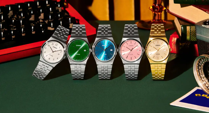 Casio Rilis Jam Tangan Emas Retro Bergaya 1980-an.(giz)