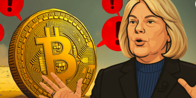Ilustrasi Bitcoin Senator, Cynthia Lummis.(ce)