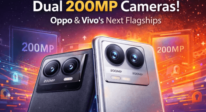 Perbandingan kamera ganda 200MP antara OPPO dan Vivo.(giz)