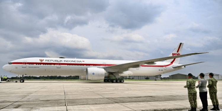 Presiden Republik Indonesia Prabowo Subianto bertolak menuju Inggris dan Swiss pada Minggu, 18 Januari 2026 melalui Pangkalan TNI AU Halim Perdanakusuma, Jakarta.(Presidenri)