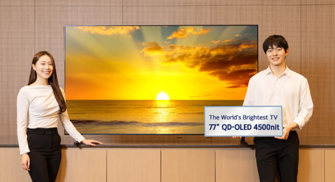 Samsung Pamer TV QD-OLED.(giz)