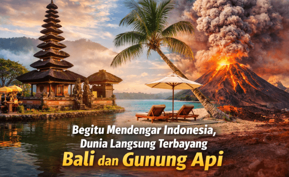 Begitu mendengar nama Indonesia, persepsi dunia langsung pada Bali dan Gubung Api.(ilustrasi)