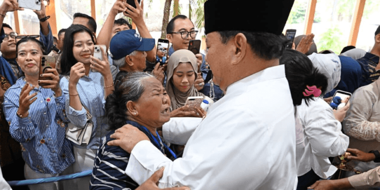 Presiden Prabowo Subianto menggelar acara gelar griya (open house) dalam rangka Hari Raya Idulfitri 1447 Hijriah di kompleks Istana Kepresidenan, Jakarta, pada Sabtu, 21 Maret 2026.(Presidenri)