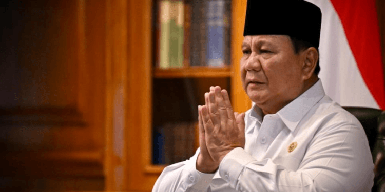 Presiden Prabowo Subianto.(Presidenri)