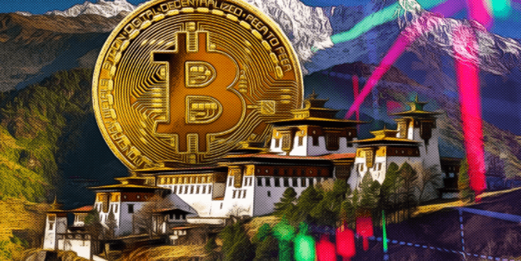 Ilustrasi Bitcoin di Bhutan.(ce)
