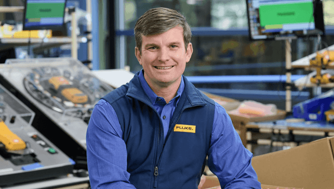 Parker Burke, President Fluke Corporation.(aim)