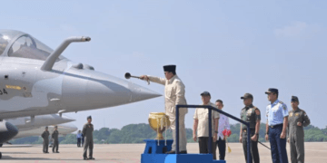 Presiden Prabowo Resmikan Kedatangan Rafale dan Sistem Tempur Modern, Pertahanan Udara Indonesia Masuki Era Baru