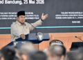 Presiden Prabowo Cetak Sejarah di Bandung: Ribuan Perwira TNI-Polri Dapat Pembekalan Langsung dari Presiden Aktif