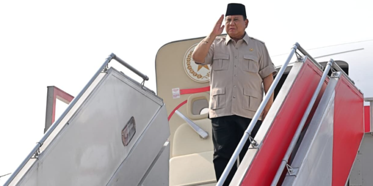 Presiden Republik Indonesia, Prabowo Subianto bertolak menuju Cebu, Filipina, pada Kamis, 7 Mei 2026, melalui Pangkalan TNI AU Halim Perdanakusuma, Jakarta, sekitar pukul 09.10 WIB.(Presidenri)