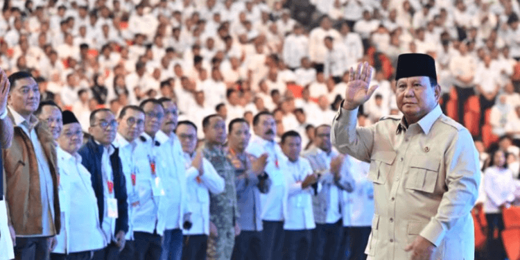 Presiden Prabowo Subianto menghadiri acara Building Indonesia's Future Generations Through Nutrition yang diselenggarakan di SICC, Bogor, pada Rabu, 3 Juni 2026.(Presidenri)