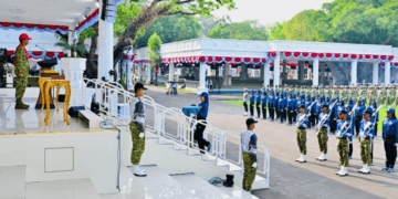 81 Pesawat dan Helikopter TNI Mengudara, Gladi Kotor HUT ke-81 RI Digelar di Istana Negara