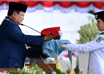Khidmat di Istana Merdeka, Presiden Prabowo Subianto Pimpin Detik-Detik Proklamasi HUT ke-81 RI