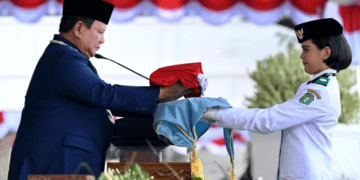 Khidmat di Istana Merdeka, Presiden Prabowo Subianto Pimpin Detik-Detik Proklamasi HUT ke-81 RI