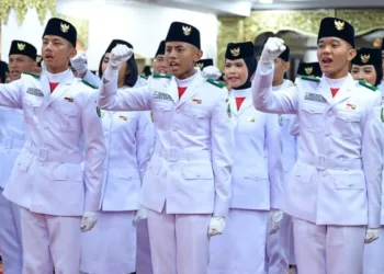 Tim Paskibraka “Indonesia Berdaulat” Siap Kibarkan Sang Merah Putih di Istana Merdeka