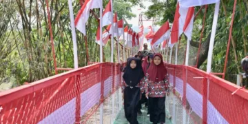 Dulu Harus Naik Getek hingga Berenang, Kini Warga Bisa Menyeberang dengan Mudah Berkat Jembatan