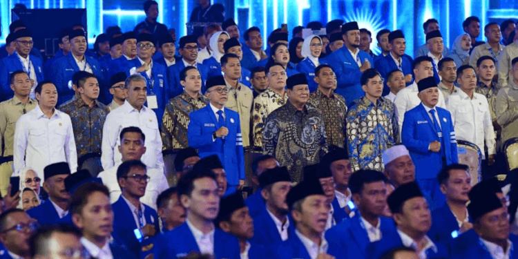 Presiden Prabowo Subianto menghadiri HUT ke-28 PAN di Plenary Hall, Jakarta International Convention Center (JICC), Jakarta, Jumat, 18 September 2026.(Presdienri)