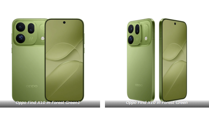 Oppo Find X10 edisi hijau.(giz)