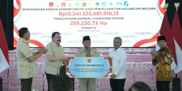 Presiden Prabowo Saksikan Penyerahan Kekayaan Negara Rp13,24 Triliun dan 259 Ribu Hektare Kawasan Hutan kepada Negara